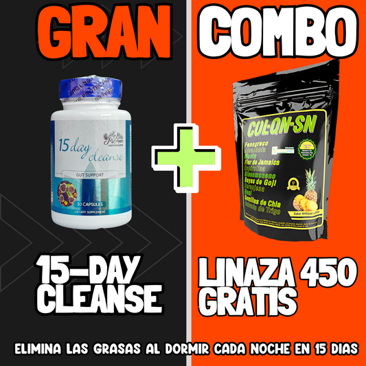 BAJA DE PESO MIENTRAS DUERMES EN 15 DIAS + LINAZA 450 GR GRATIS